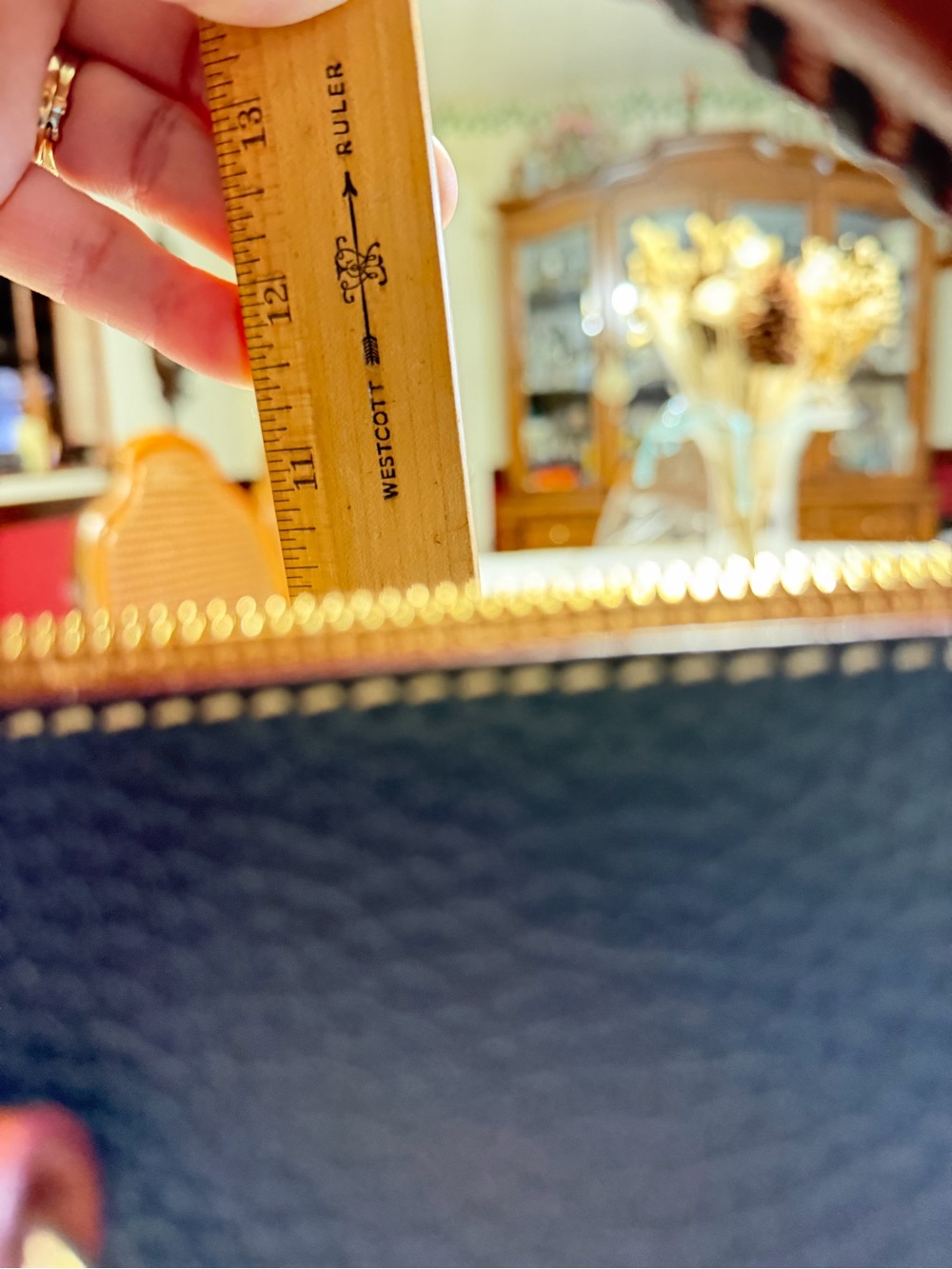 Dooney & Bourke Teal and Brown Leather Dome Satchel - Picture 5 of 10